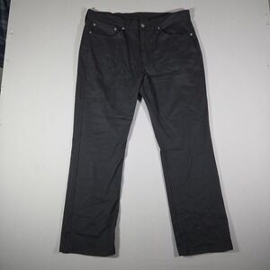 Levis 514 Jeans Mens Size 36x29 Charcoal Straight Leg Low Rise